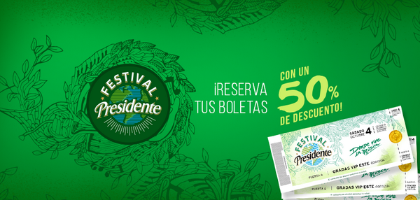 Promoción para preventa Promoción para anticipadas